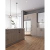 Cambridge Grey Nordic Slab Style Kitchen Cabinet Toe Kick (96 in W x 1 in D x 4.5 in H) SA-TK96-GN